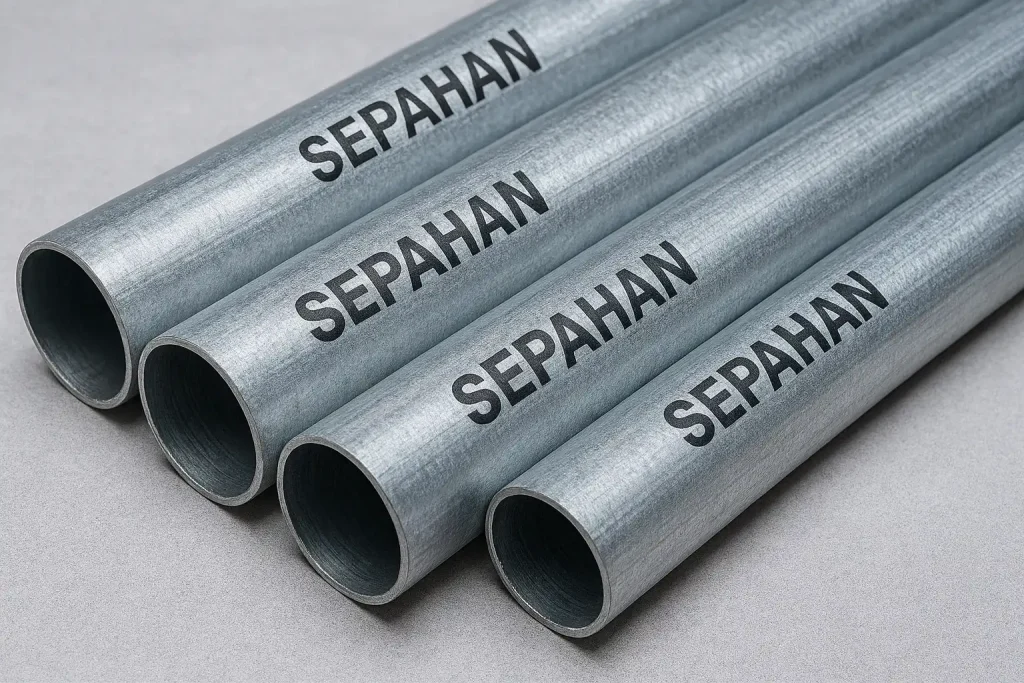 انبارش اصولی لولههای گالوانیزه سپاهان برای حفظ کیفیت و دوام محصول