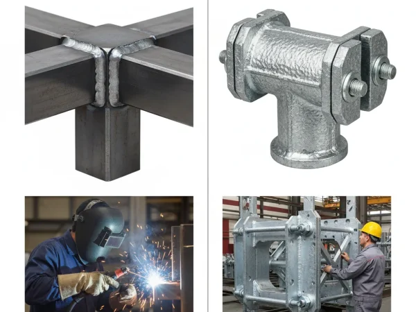 تفاوت‌های فنی بین اتصالات جوشی و گالوانیزه در صنایع مختلف