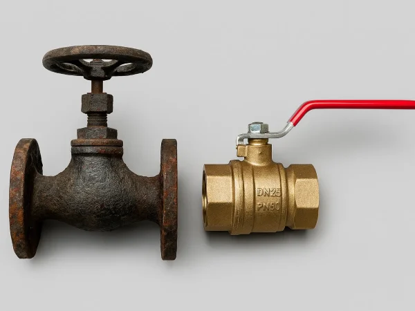 مقایسه دوام و طول عمر شیر فلکه چدنی و شیرود