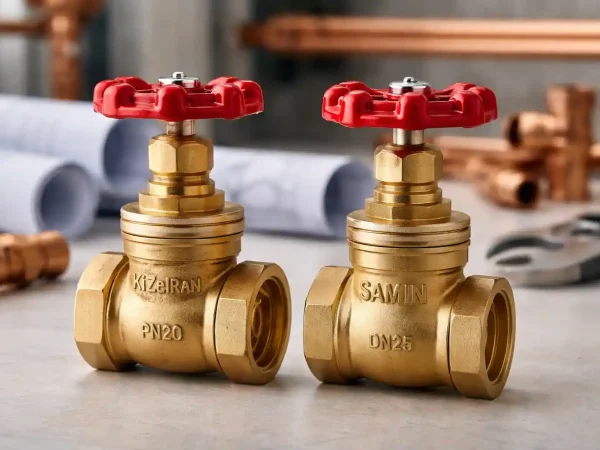 مقایسه شیر فلکه برنجی کیزایران و سامین؛ کدام بهتر است؟